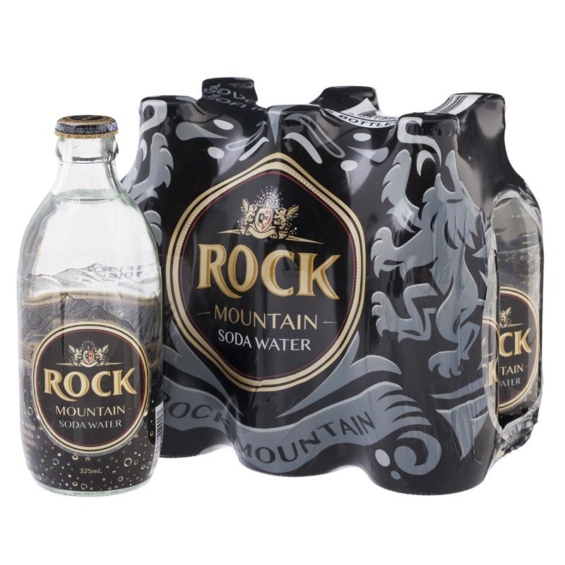 ร็อคเมาเท็นเครื่องดื่มโซดา 325มล. แพค 6 Rock Mountain Soda 325ml. Pack 6