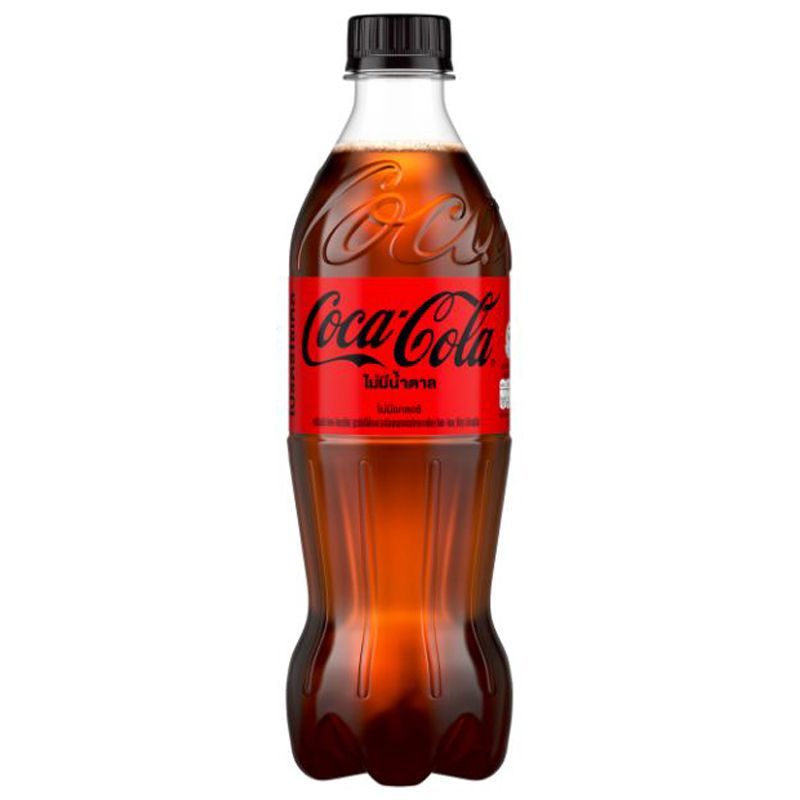 โค้กไม่มีน้ำตาล 510มล. Coke Soft Drink Zero Sugar 510ml.