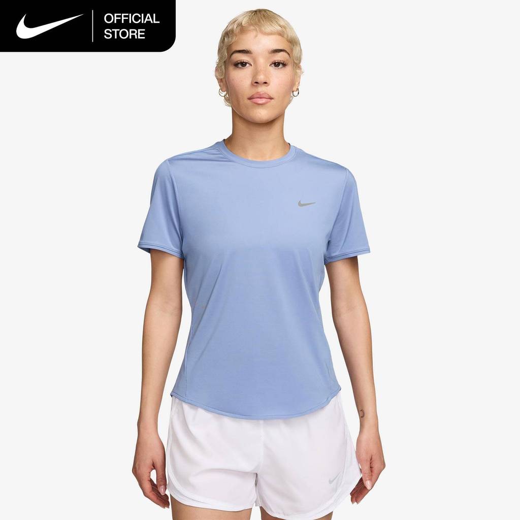 Nike Dri-FIT Women's Swift Short-Sleeve Running Top - Aluminum [HM9699-468]