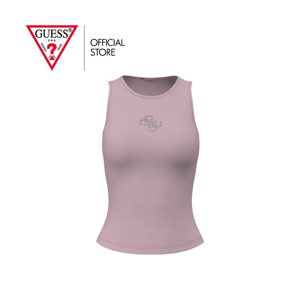 GUESS เสื้อกล้ามผู้หญิง รุ่น W6RP39KD092 - สีชมพู
