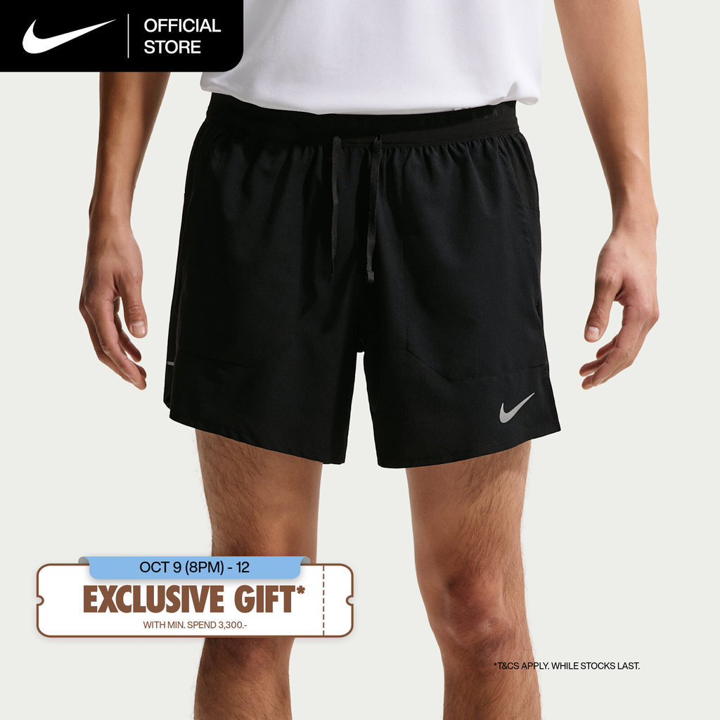 نايكي شورت جري Stride Dri-FIT 2 في 1 ـ رجالي أسود — صورة 2