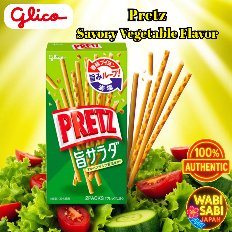 Glico Pretz Umasalad Pretzel Snack | Rock Salt & Bouillon