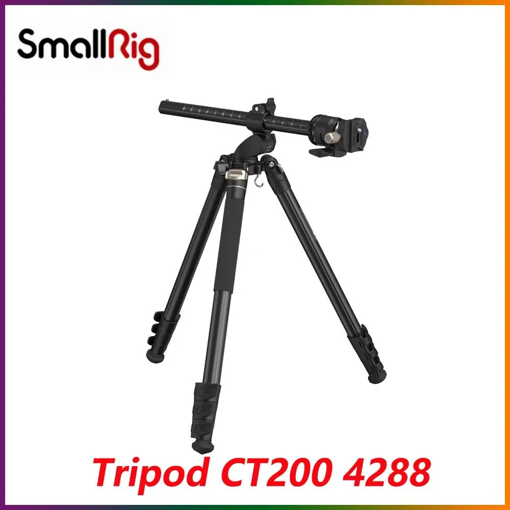 SmallRig Professional ขาตั้งกล้อง CT200 4288 Alunum โลหะผสมส่วนกลางคอลัมน์ขาตั้งกล้อง 1/4 "20 เกลียว