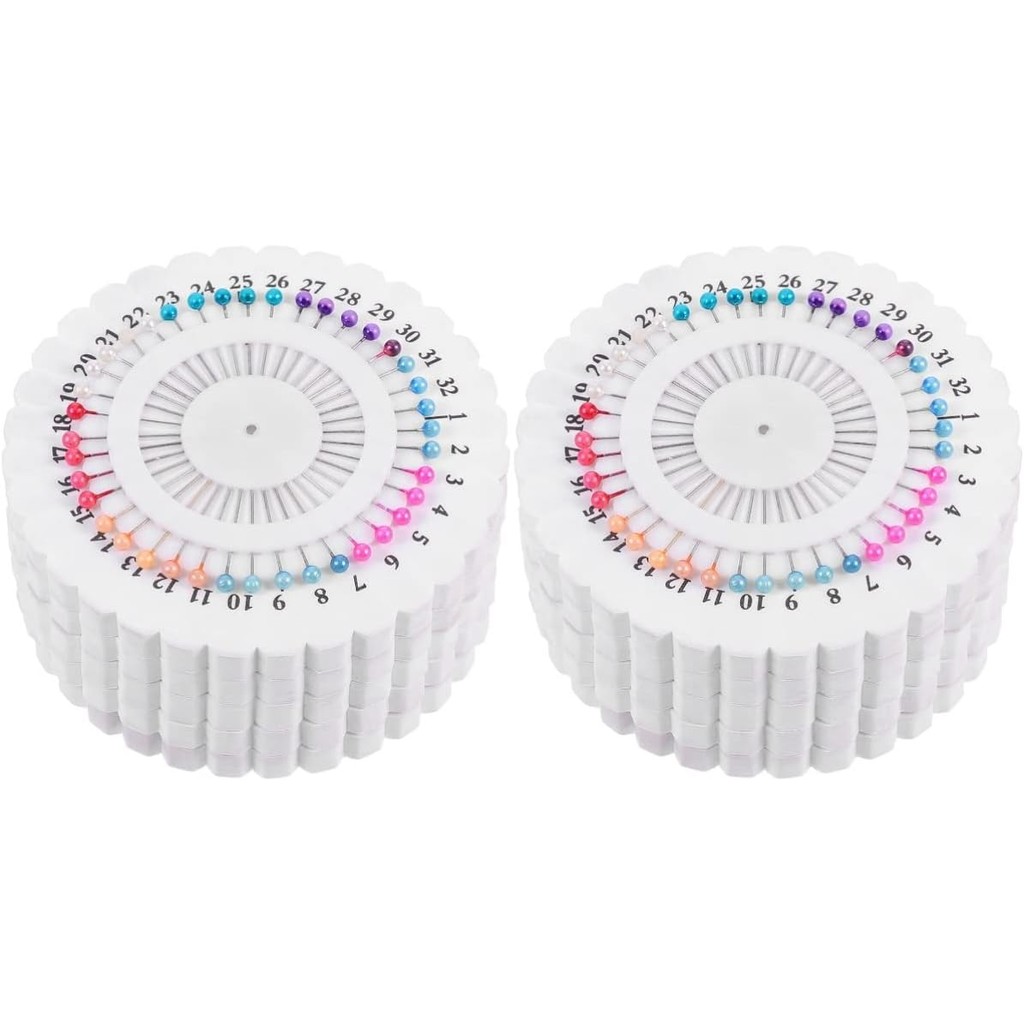 COHEALI 10 ชิ้น Braiding Disk kumihimo Beading Boards kumihimo ดิสก์สแควร์ถักแผ่น Pin 10 ซม., Whitex