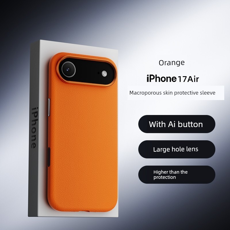 สําหรับ Apple 17 เคสโทรศัพท์มือถือใหม่ iPhone17Promax เคสหนังระดับไฮเอนด์ ip17Air ครอบคลุมทั้งหมดทนต