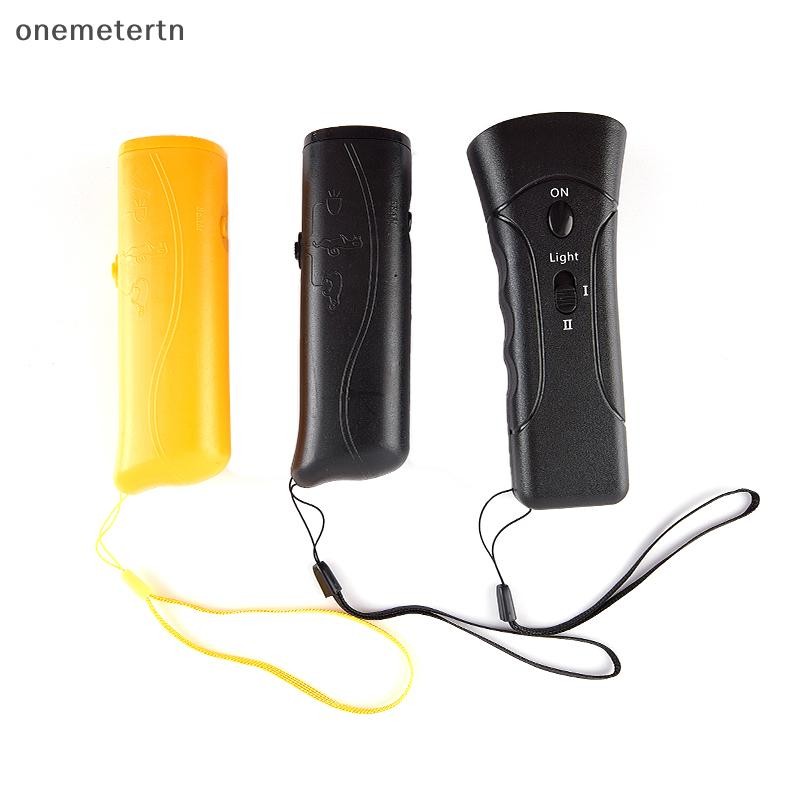 Oyr แบตเตอรี่ LED อัลตราโซนิกสัตว์เลี้ยงสุนัข Repeller Anti Barking หยุด Bark อุปกรณ์เทรนเนอร์ N