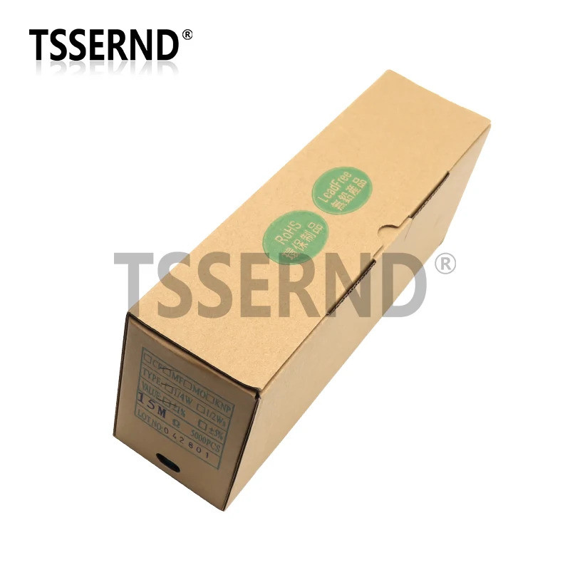 5000pcs 1/4W 0R-22M 1% ตัวต้านทานฟิล์มโลหะ 0.25W 10 100 150 220 470 1K 2.2K 4.7K 10K 22K 47K 100K 47