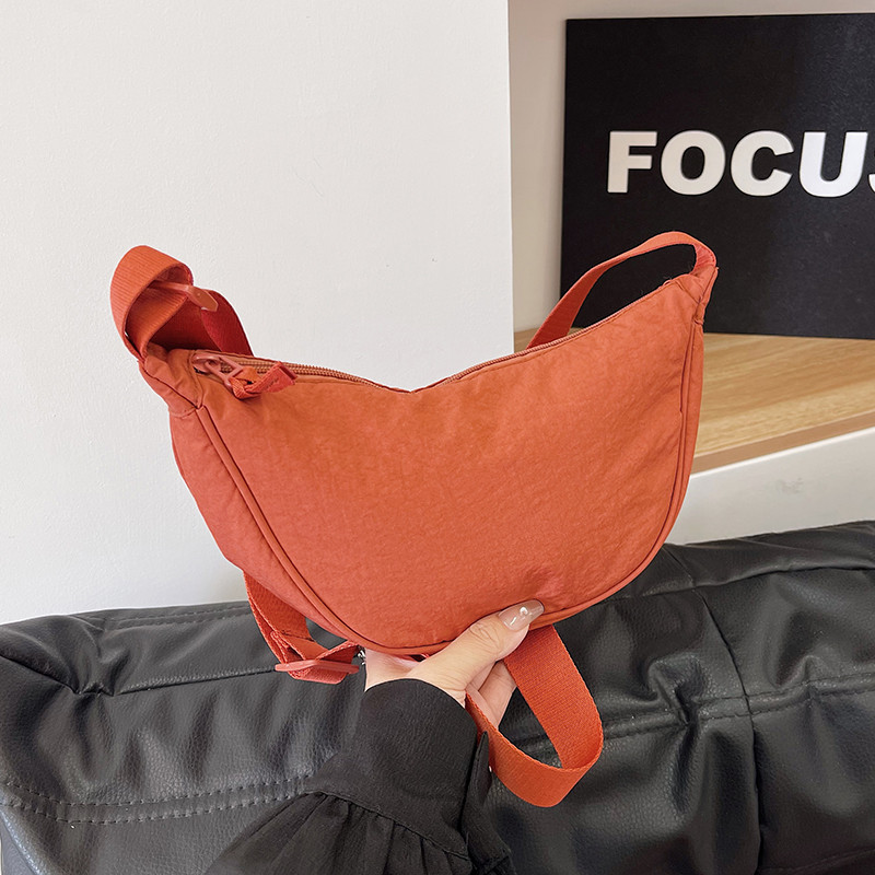 กระเป๋า zara กระเป๋า crossbody กระเป๋าเกี๊ยวกระเป๋าสะพายข้างผู้หญิงกระเป๋าผ้าใบความจุขนาดใหญ่กระเป๋า