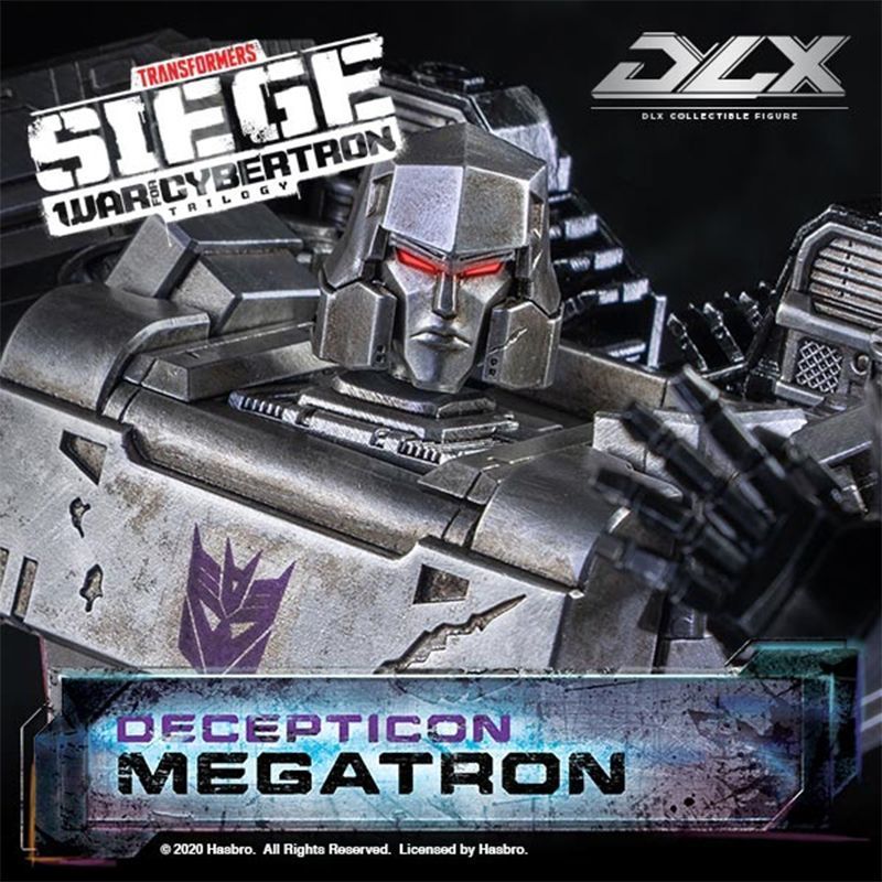 THREEZERO dlx Megatron Siege G1 Alloy สินค้าสําเร็จรูปแบบเคลื่อนย้ายได้ Transformers
