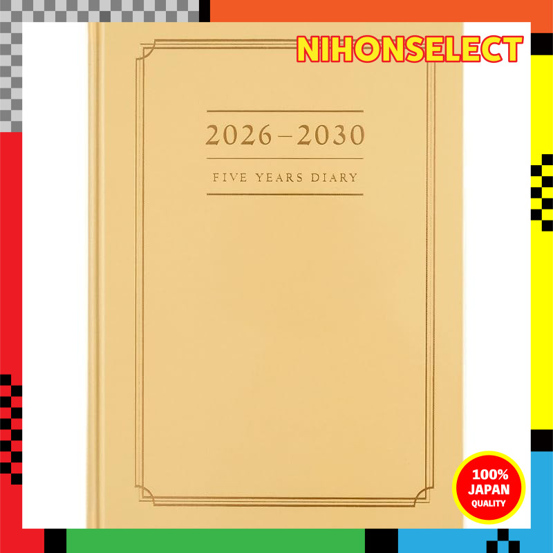 Takahashi A5 Five-Year Horizontal Line Diary No. 22 (Starts January 2026)