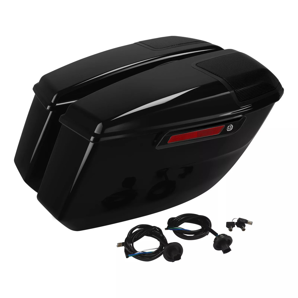 ZMotorcycle Saddlebags 6X9" Speaker Cutout Grill For Harley CVO Street Glide Road Glide 2023-2025