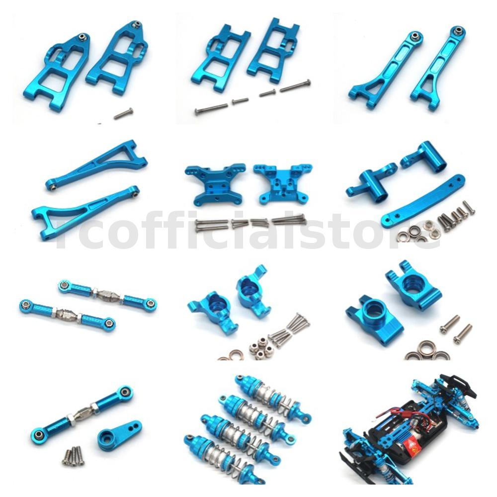 อัพเกรดอุปกรณ์เสริมโลหะสําหรับ JJRC C8805 Q130 Q117 1/16 RC รถรุ่นรถอะไหล่