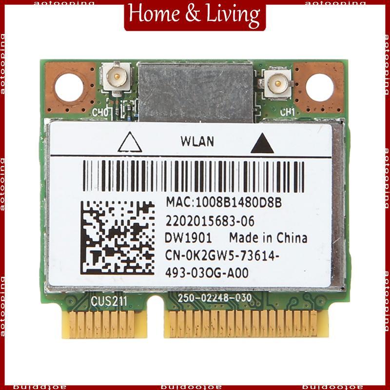 AOTO Original DW1901 AR5B22 300M บลูทูธที่รองรับ 4 0 Mini Half PCI-E Wlan การ์ด