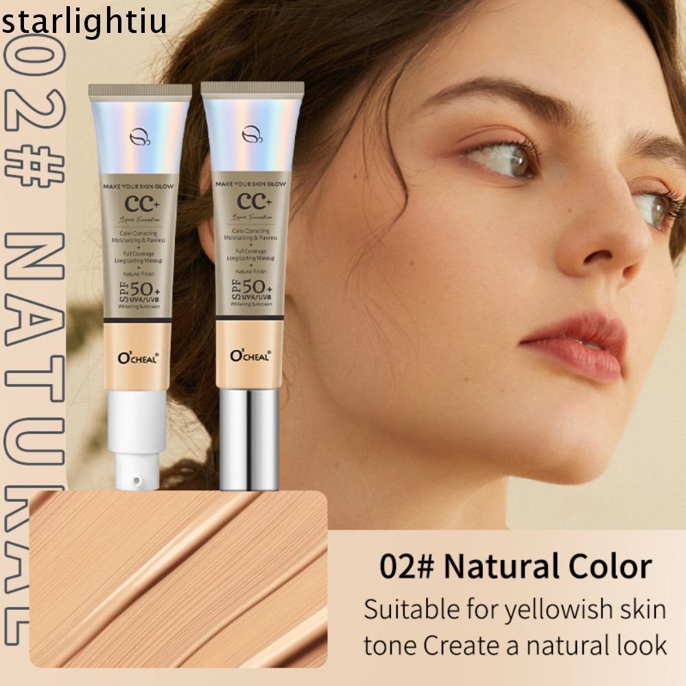 เฉพาะคอนซีลเลอร์ CC Cream, คอนซีลเลอร์บํารุงผิวหน้าไวท์เทนนิ่งให้ความชุ่มชื้น, Spf 50 เครื่องสําอาง 