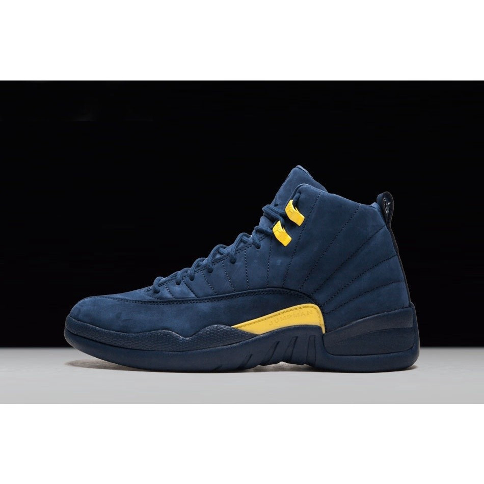 PSY x Air 12 Michigan State University avy/Yellow BQ3180-407