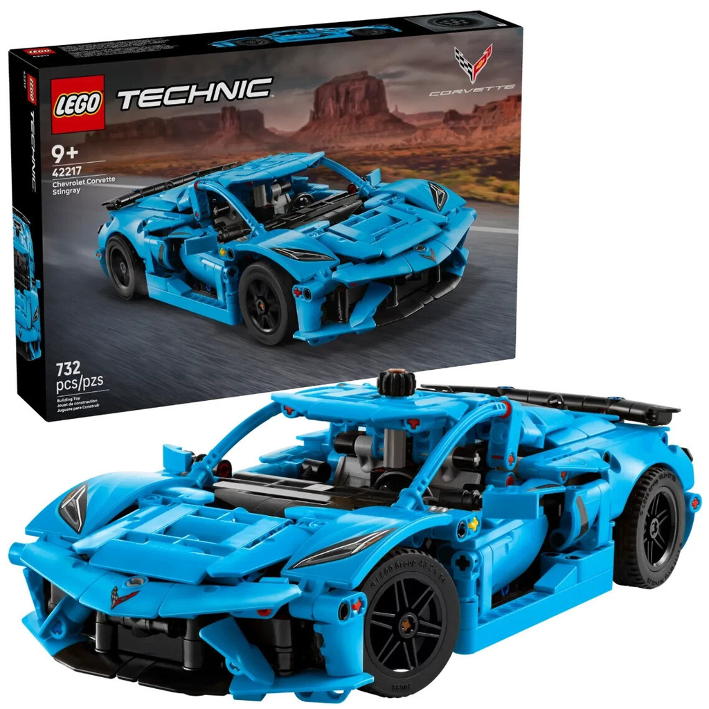 Lego Technic 42217 Chevrolet Corvette Stingray BLUE-NEW SEALED