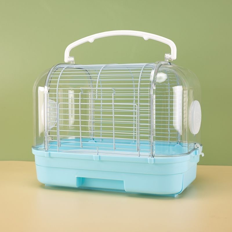 兔子外带笼轻便荷兰猪外出笼便宜兔笼全景透气旅行笼外带包Rabbit outer cage light Dutch pig out cage cheap20251021