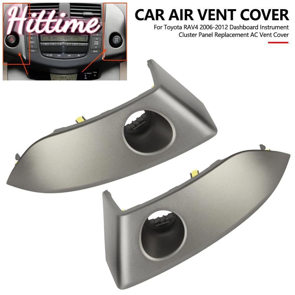 HITTIME รถกลาง Dash Air Vent วิทยุ Bezel Trim สําหรับ Toyota RAV4 2006-2012 Dashboard Instrument Clu