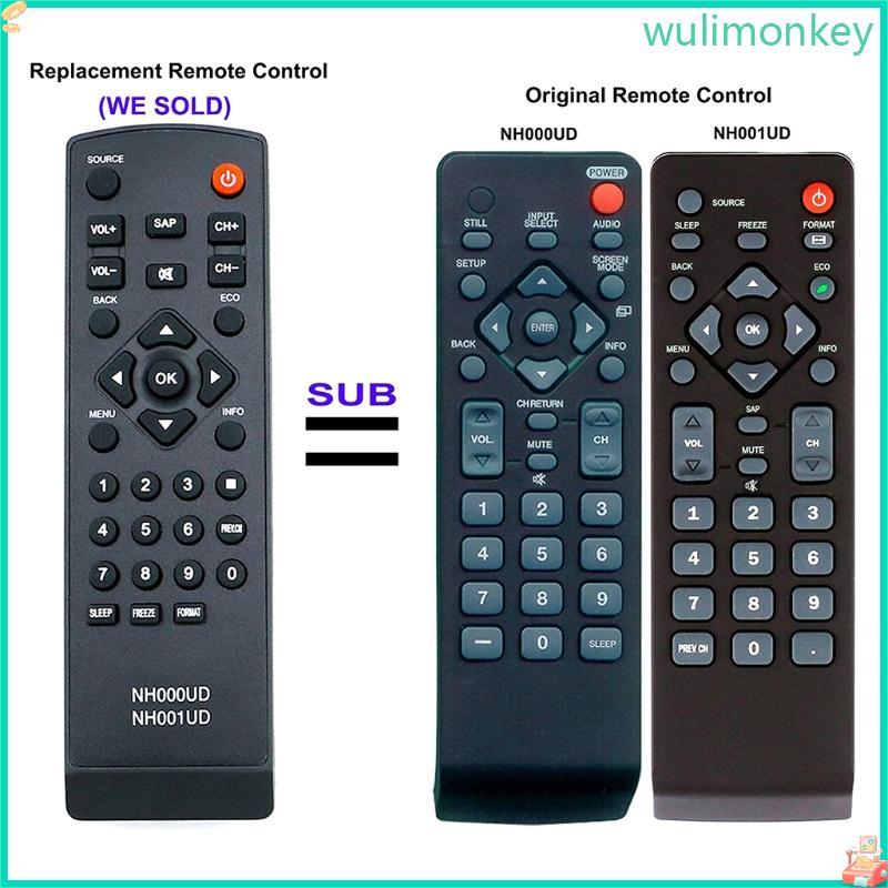 WU NH000UD NH001UD เปลี่ยนรีโมทคอนโทรลสําหรับ Sylvania สําหรับ Emerson TV CLC320EM2F CLC401EM2F