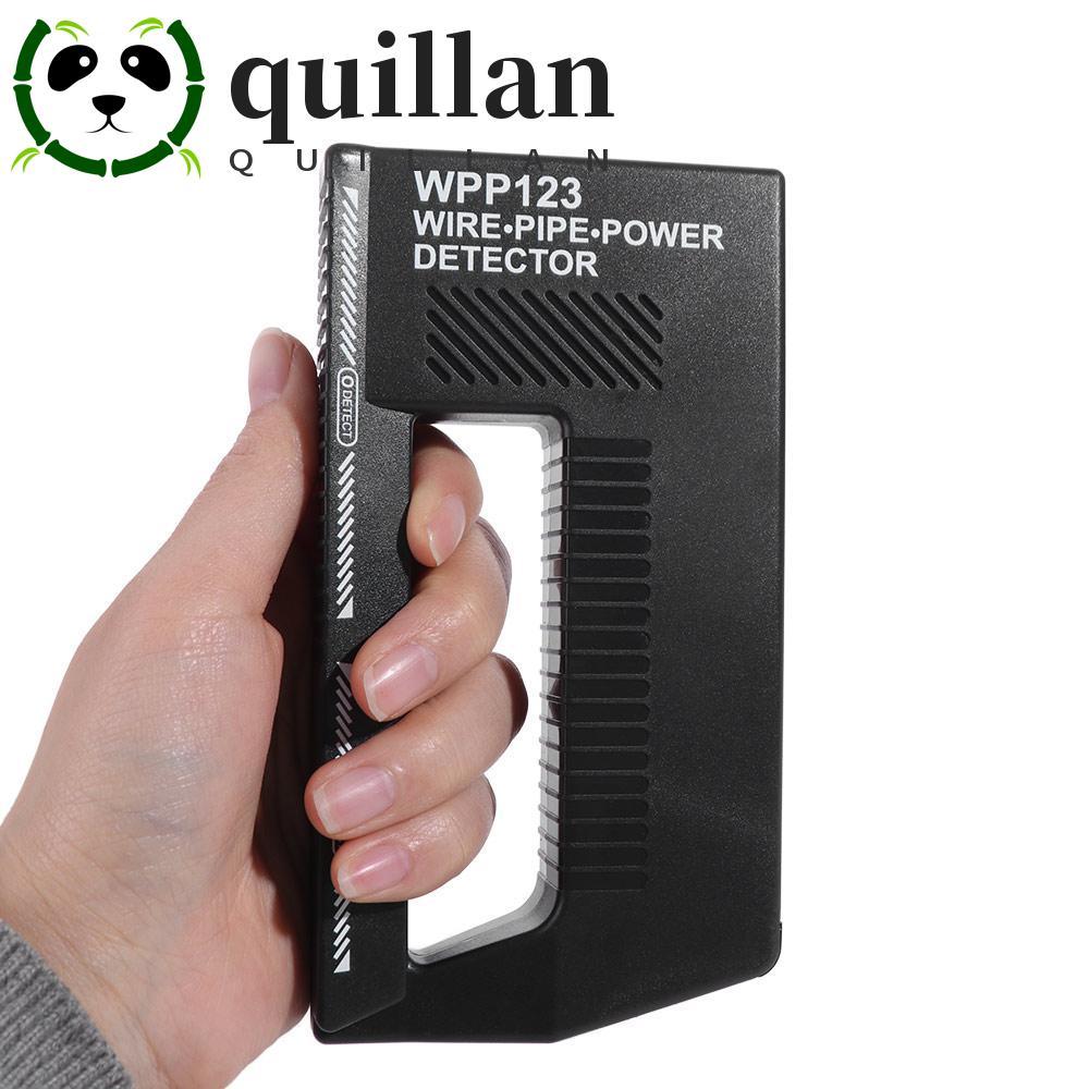 QUILLAN Wire Pipe Power Detector, WPP123 ความไวสูง Wall Detector Scanner, Professional ปรับมือ Push 