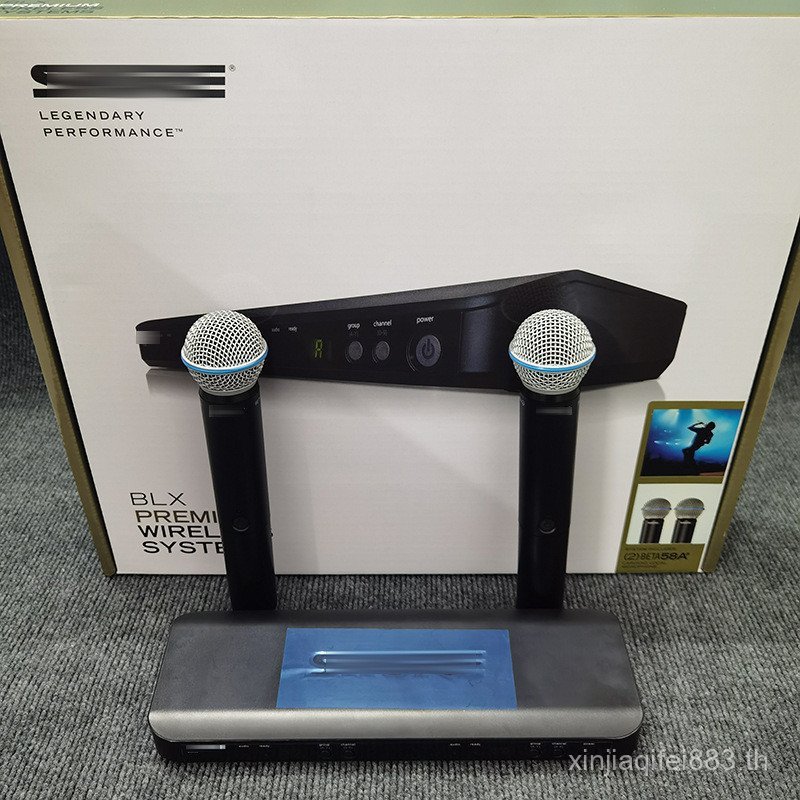 การค้าต่างประเทศ BLX288/BETA58A SM58 ไมโครโฟนไร้สายหนึ่งสําหรับสองขั้นตอนประสิทธิภาพไมโครโฟนแบบไดนาม