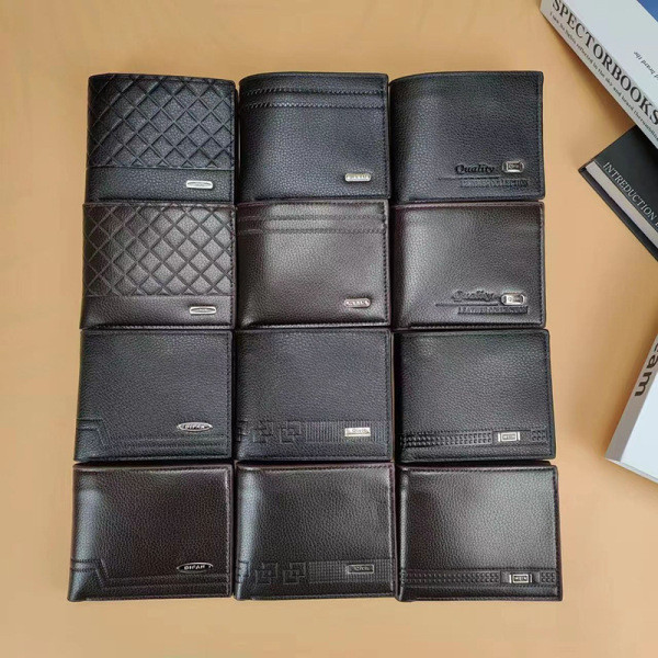 devid jones กระเป๋าสตางค์ผู้ชายแบบใหม่กระเป๋าสตางค์แบบมีช่องใส่บัตรหลายช่องกระเป๋าสตางค์แบบสั้นความจ