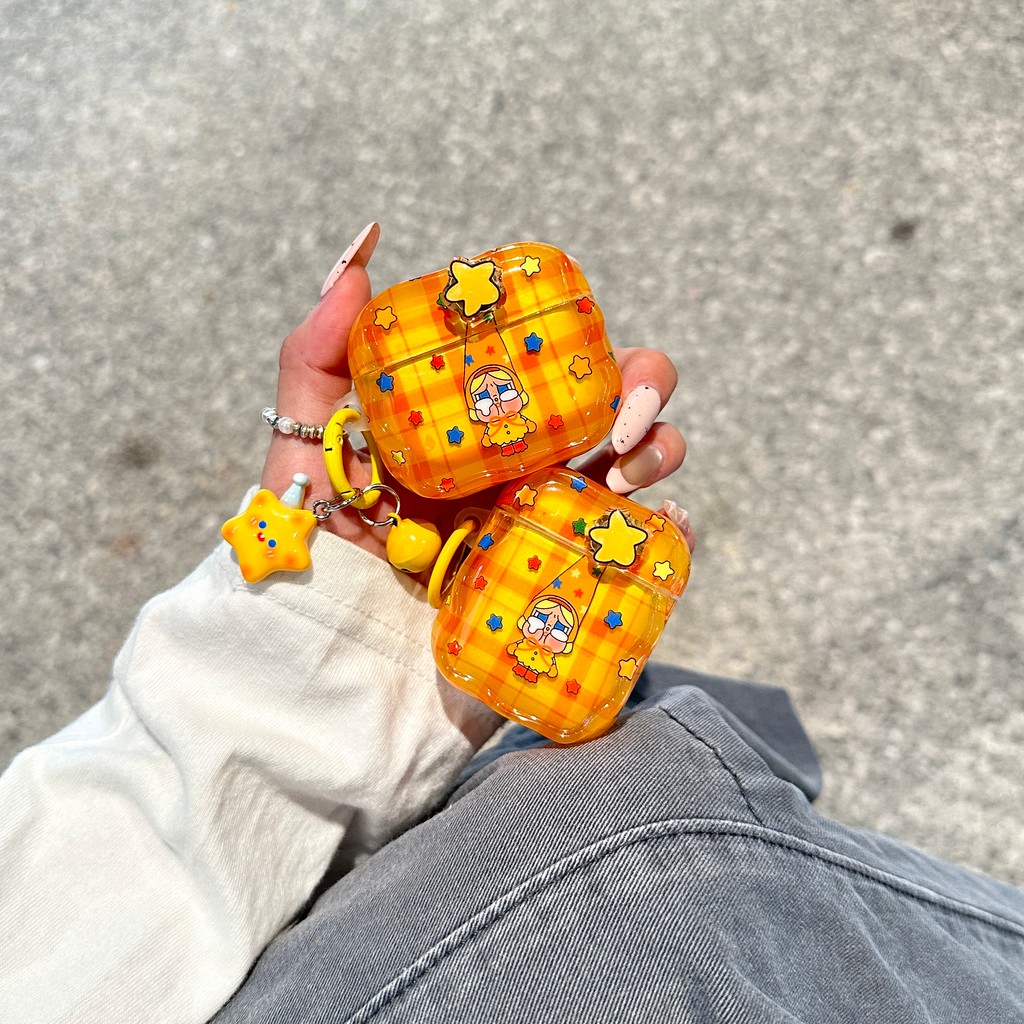 การ์ตูนตาข่ายร้องไห้เด็กสําหรับ airpodspro3 2025 เคสป้องกัน airpods4 เคสป้องกัน pro2 เคสหูฟังบลูทูธ 