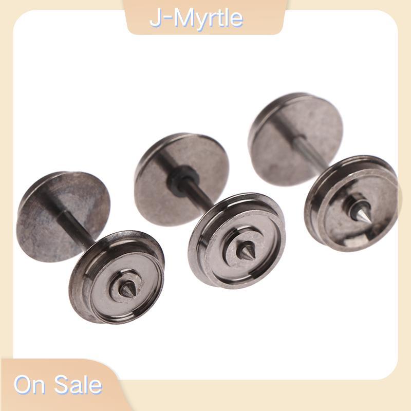 J-Myrtle 2 ชิ้น HO Scale 1:87 36 ล้อโลหะสําหรับรุ่นรถไฟ DC ชุดล้อ C8724 Nice