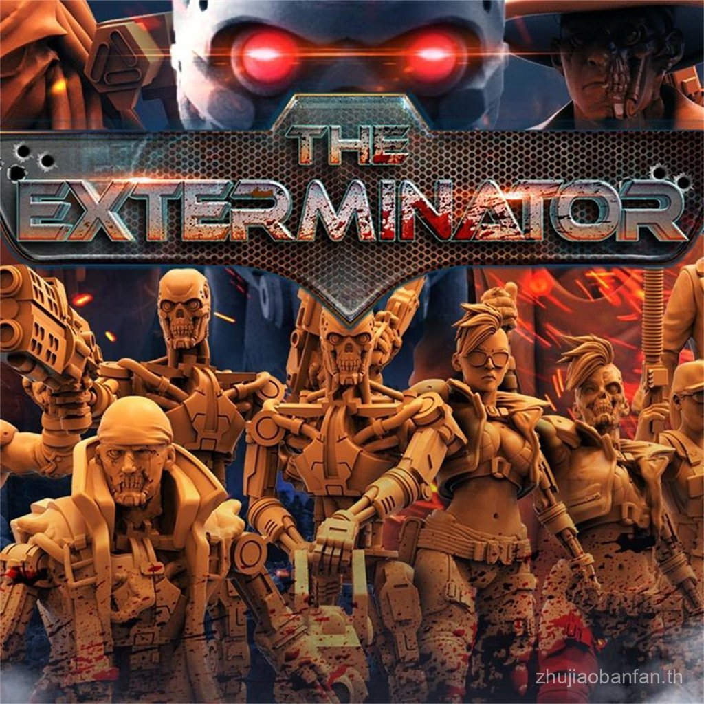 [Terminator] การเจาะ Iron Blood T-800 T-900 Sarah Conner T-600 DND Chess Piece Model