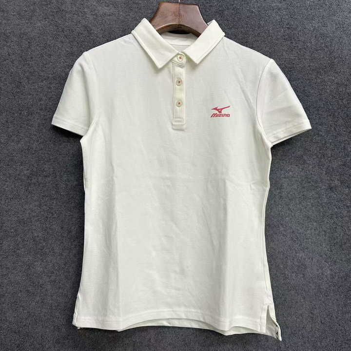 เสื้อยืดแขนสั้นคอปกกีฬา Mizuno K2CA1331 เหมาะสำหรับทั้งชายและหญิงในการสวมใส่ประจำวัน