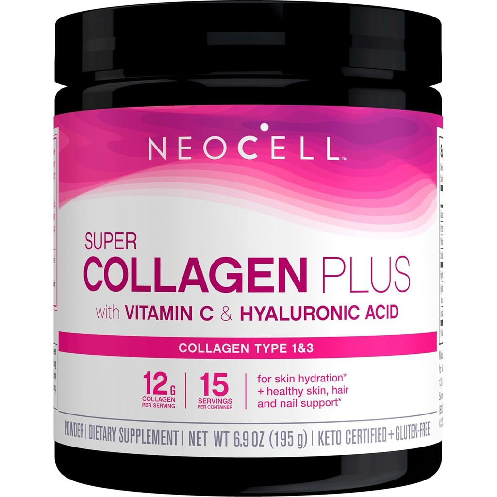 NeoCell Super Collagen Plus With Vitamin C and Hyaluronic Acid, For Skin Hydration and Healthy Skin,