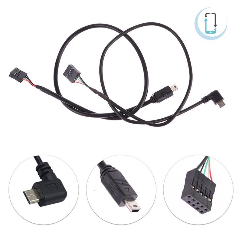 [AT] เมนบอร์ด PCputer 9P To Micro USB To DuPont 2.54mm 5Pin DuPont USB To Micro USB Data Cord อลูมิเ