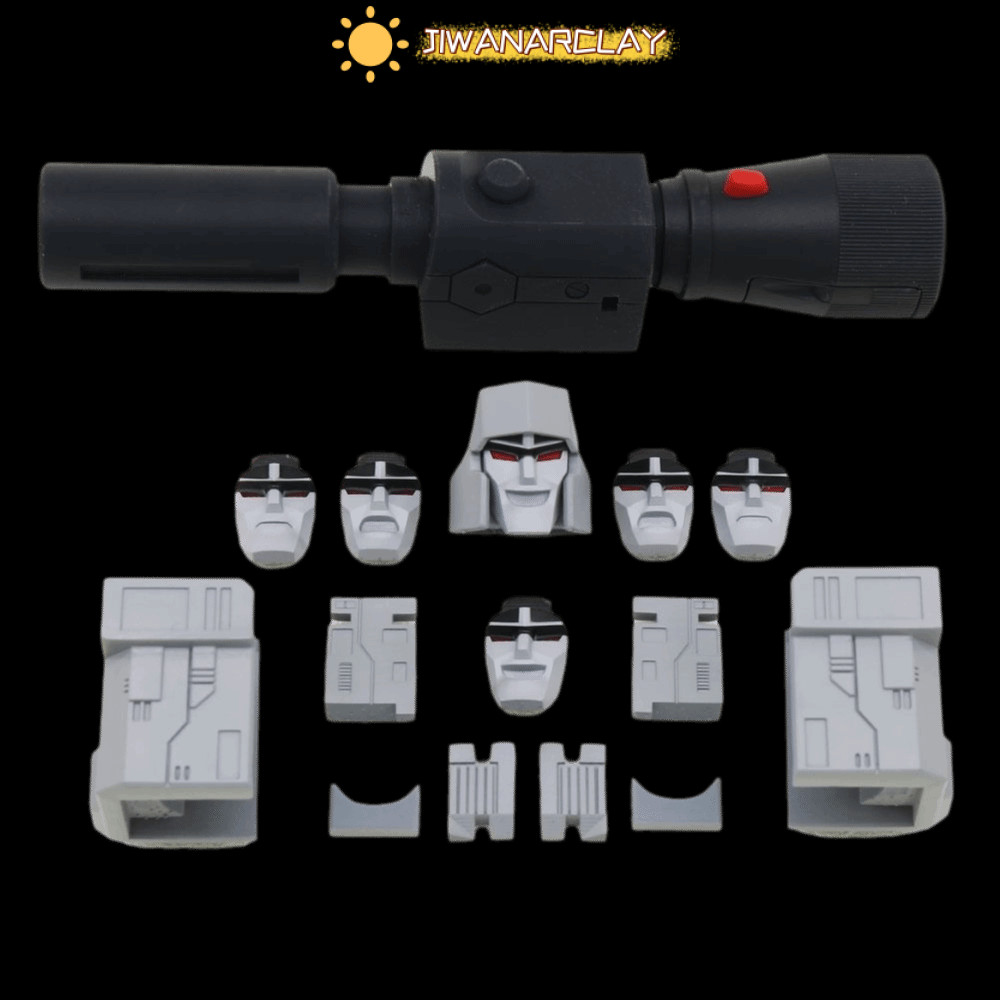 JIWANARCLAY Megatron Bright Hand Accessories,เรซิ่นพร้อมเกราะไหล่แบตเตอรี่,พิมพ์เปลี่ยนชุดอัพเกรดมือ