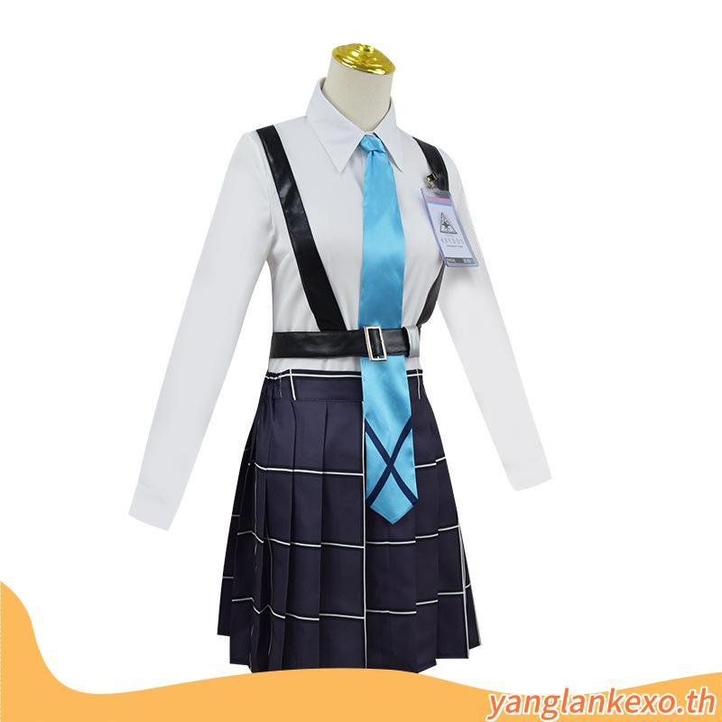 Acg Blue Archive Takanashi Hoshino ชุดยูนิฟอร์มคอสเพลย์ ชุดปาร์ตี้ฮาโลวีน