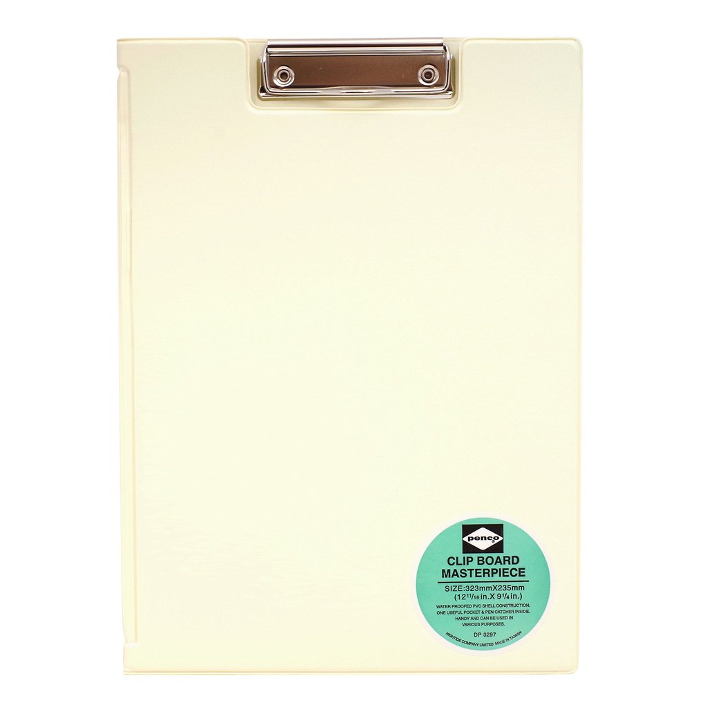 PENCO Clipboard A4 Ivory [DP3297], Japan Diary/ Journal Stationery
