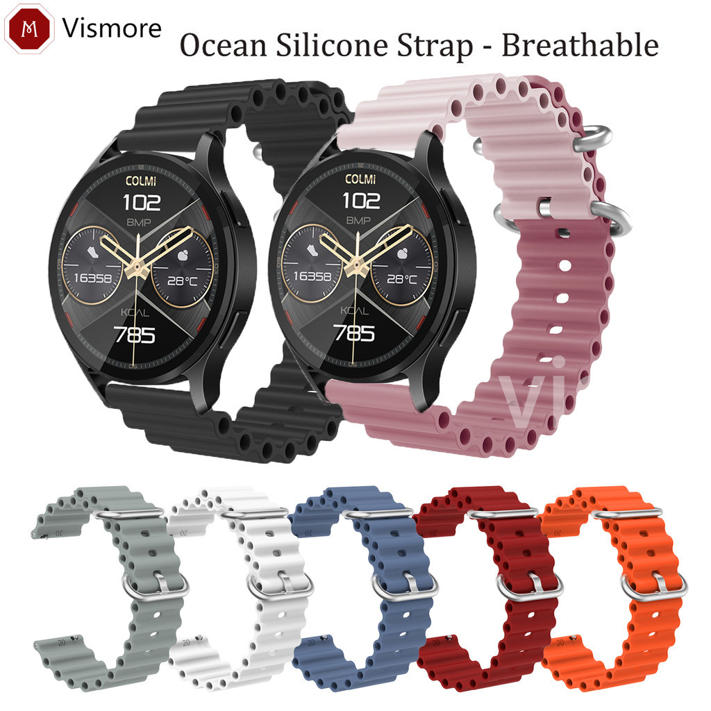 Ocean Breathable Strap ใช้ได้กับ COLMI P60/P68/P78/P82/P8/P9/P28/P73/P76/P81 Plus Pro Land 2S/C81/C8