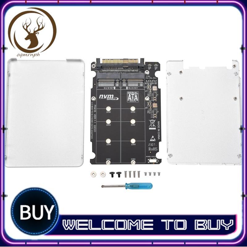 M.2 SSD ถึง U.2 อะแดปเตอร์ 2in1 M.2 NVMe และ -Bus NGFF SSD ถึง PCI-E U.2 SFF-8639 อะแดปเตอร์ PCIe M2