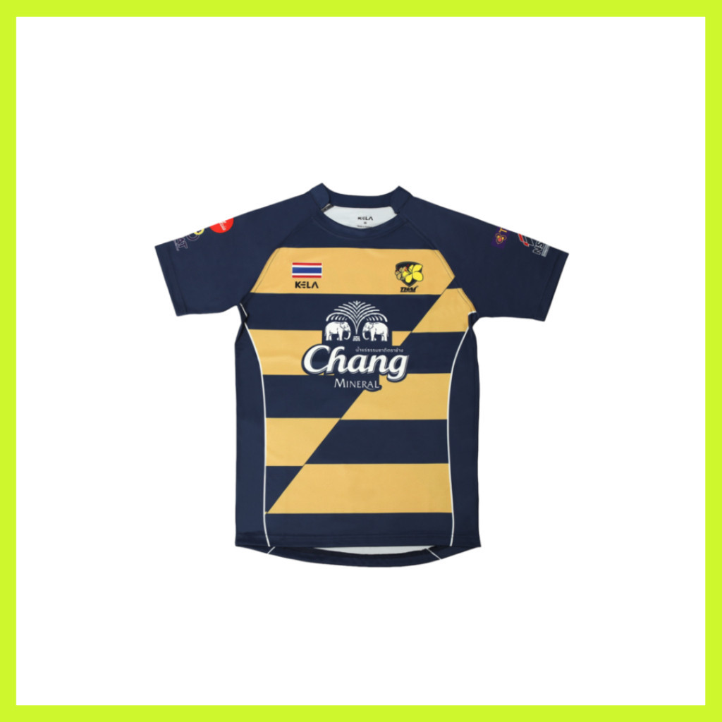 เสื้อแข่งทีมชาติรักบี้ Kela-Thailand คุณภาพเยี่ยมสำหรับการเล่นและเชียร์ทีม