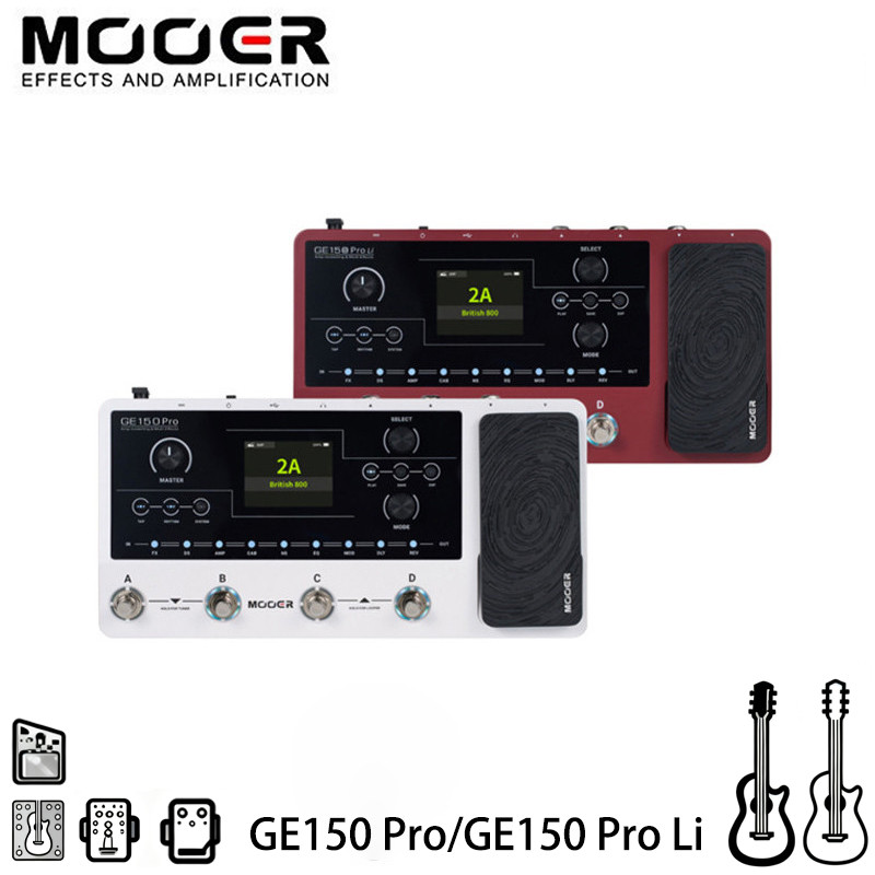 MOOER Mouer GE150 Pro/GE150 Pro Li Guitar แอมป์มัลติเอฟเฟกต์
