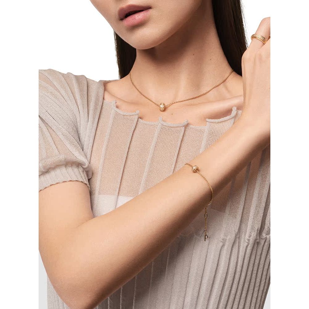 [Wang Junkai Same Style] Piaget Piaget Official POSSESSION Time to Run Series สร้อยข้อมือทอง 18k