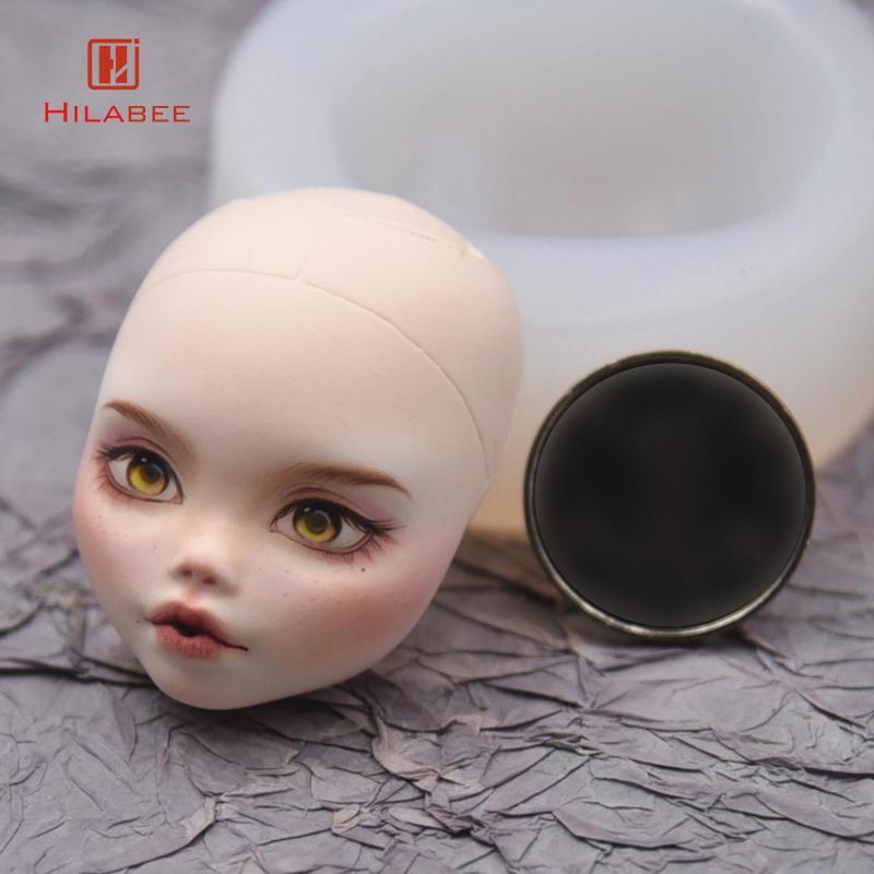 [UsusexaMY] DIY Epoxy Resin Casting Christmas Party Soft Doll Face Clay Mould