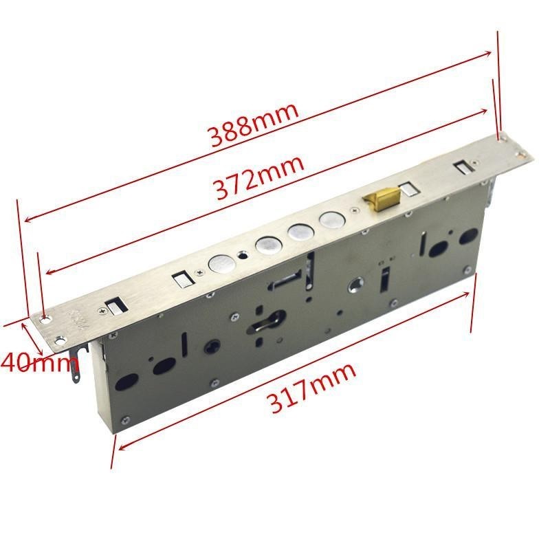 〖 SJ551 〗 Overlord Hook Single Double Movable Lock Body 388X40 Style Color Random Copper Tongue Stai