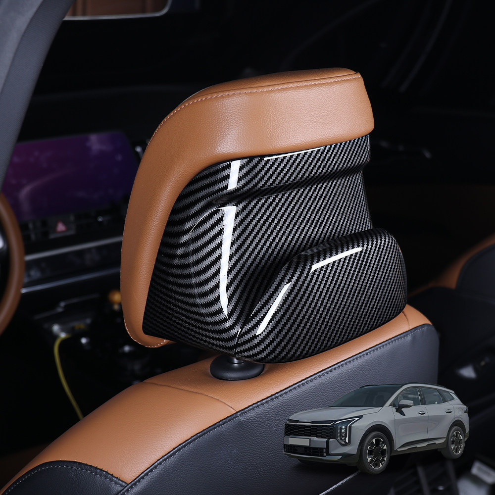 คุณภาพสูง-เหมาะสําหรับ Kia NQ5 SPORTAGE2023-2026 SPORTAGE Headrest ภายในคาร์บอนไฟเบอร์การปรับเปลี่ยน