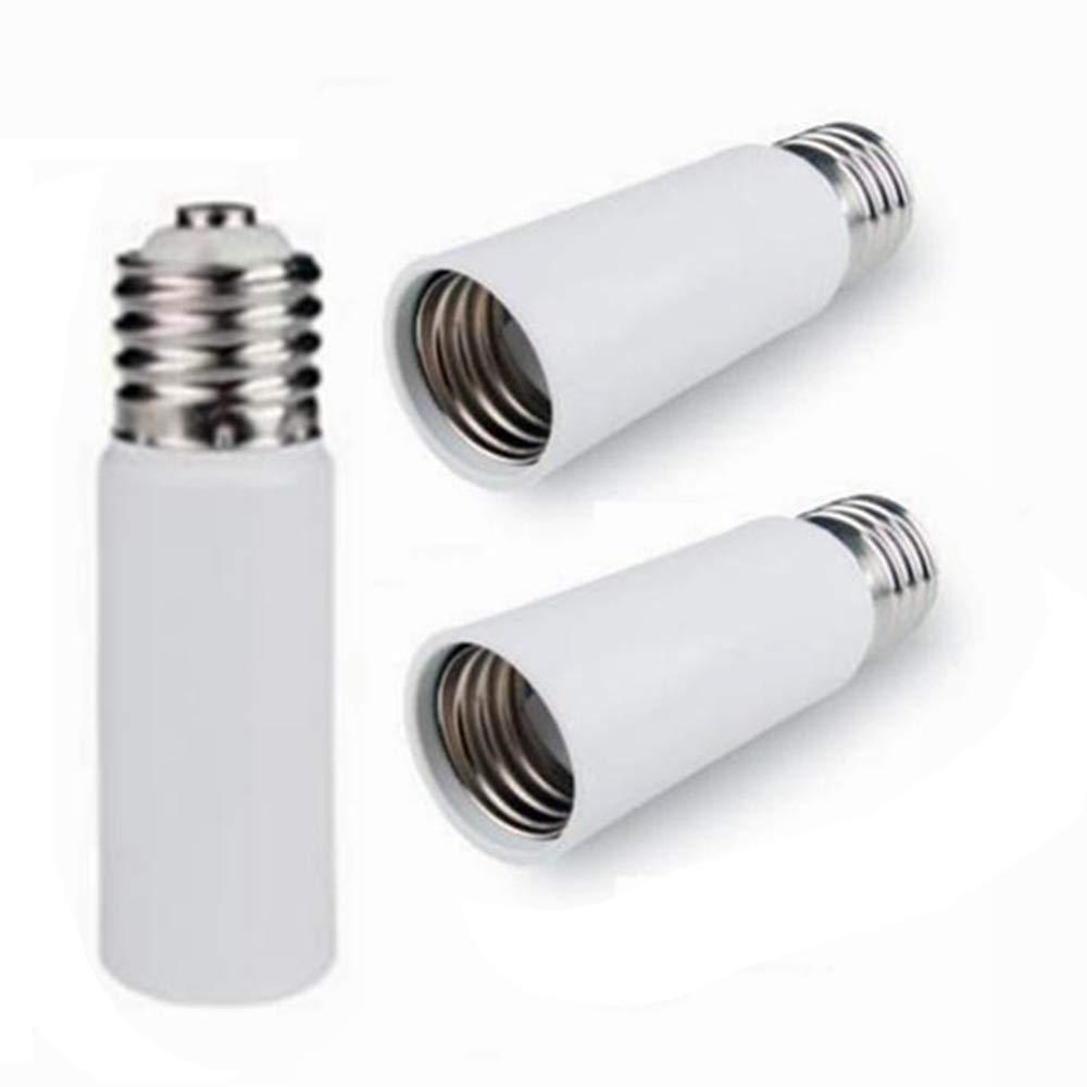 Mogul Socket Extender,TWDRTDD E39/E40 ถึง E39/E40 สกรู Mogul ฐาน LED เรืองแสงไส้โคมไฟอะแดปเตอร์ (3 แ