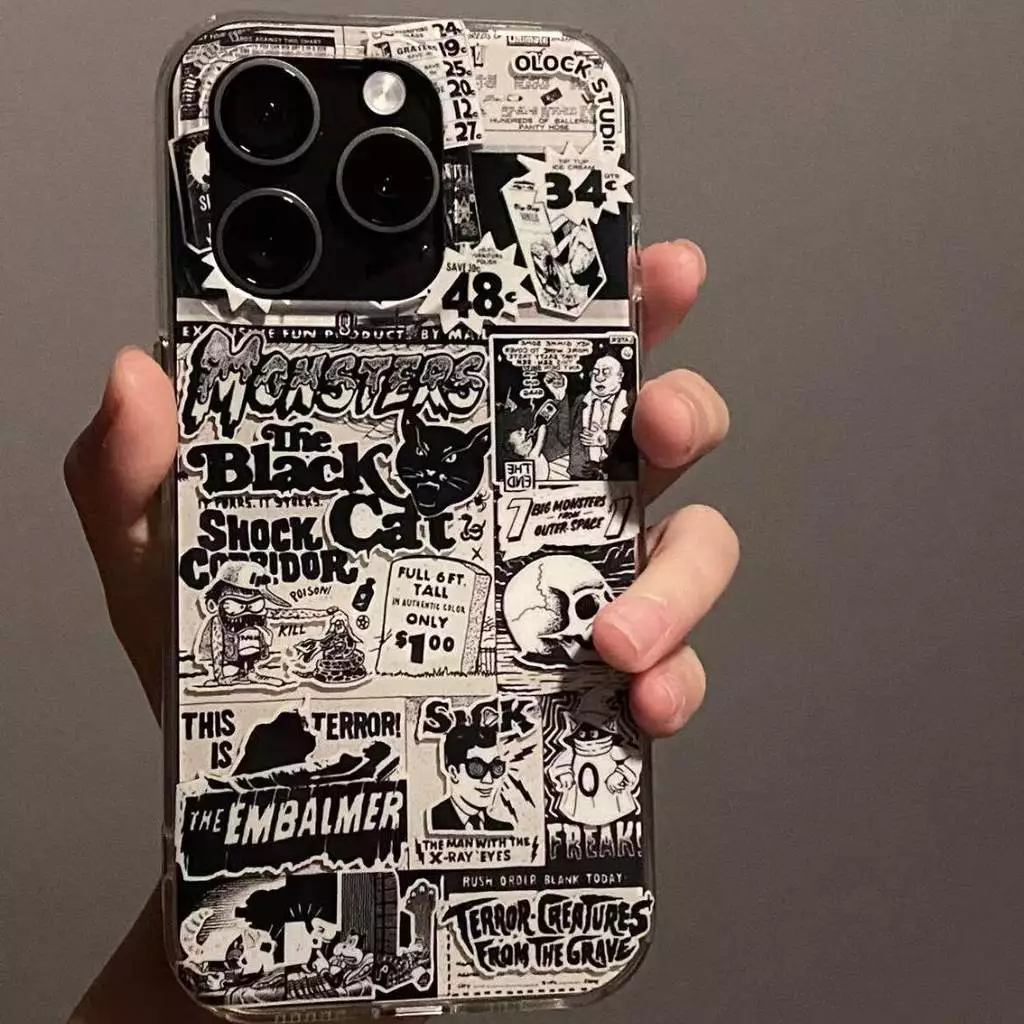 เคสโทรศัพท์ลายการ์ตูน iPhone 17Pro/16Pro/15ProMax/14Pro/13/12/11/Xr/8P thumbnail 6