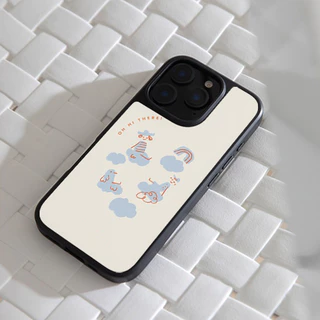 เคสไอโฟน11 17 15เคสอะคริลิค ลายหมีดอกไม้รุ้งน่ารักฮิต สำหรับ IPhone 17 16 11 13 15 12 Pro Max 14 15 Plus 16 15 Pro