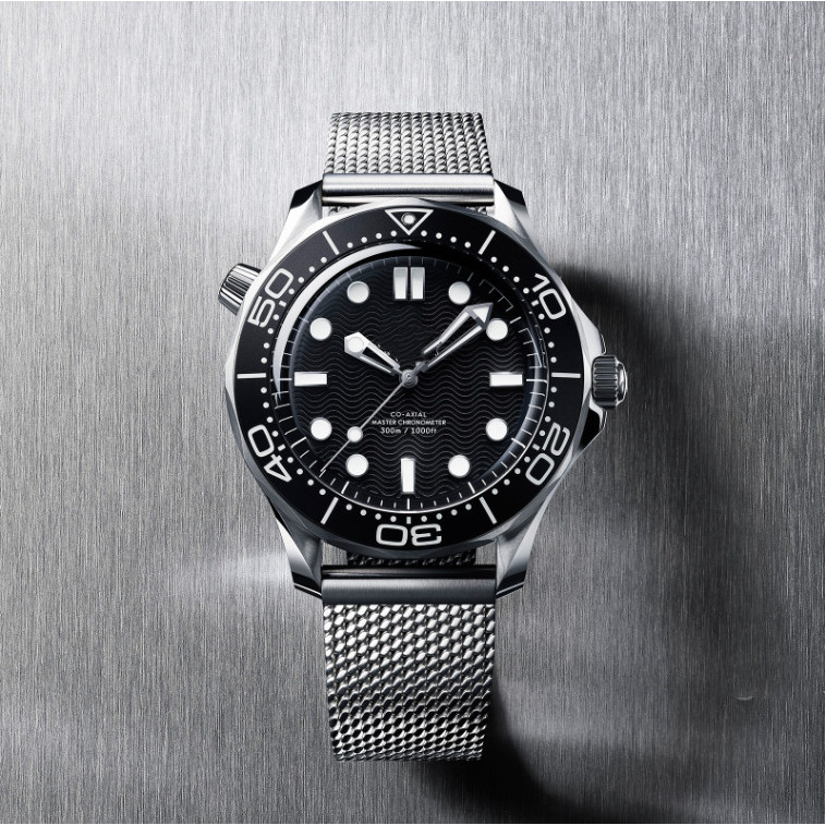 Ou S007 Flawless Going to Dead Seahorse 300 Series นาฬิกากลไกอัตโนมัติ Luminous Diving Mens Water Me