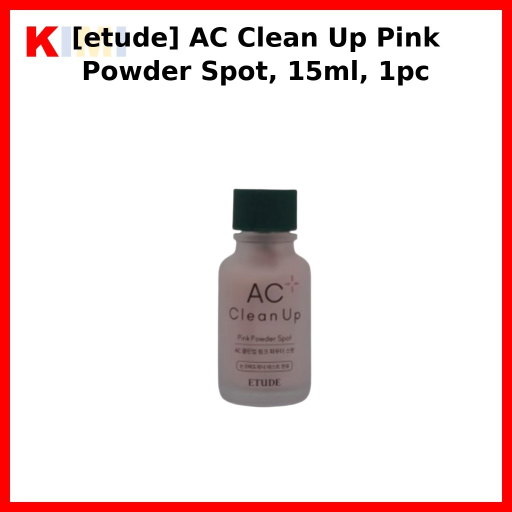 [etude] AC Up Pink Powder Spot, 15ml, 1pc / ทรีทเม้นท์รักษาสิวเกาหลี / Blemish Spot Care / ของแท้ 10