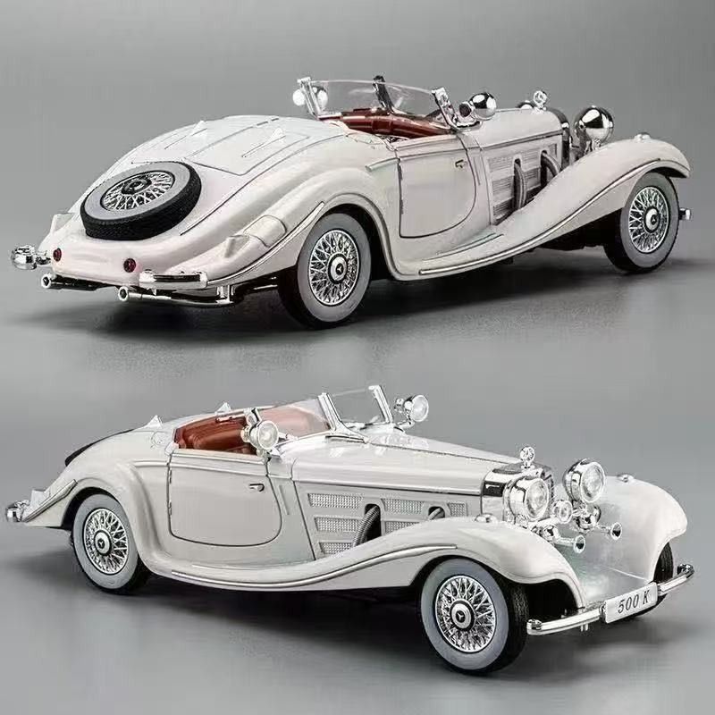 ราคาพิเศษเยอรมนี 1: 36 Mercedes-Benz 500K Retro Classic Car Alloy Car Model