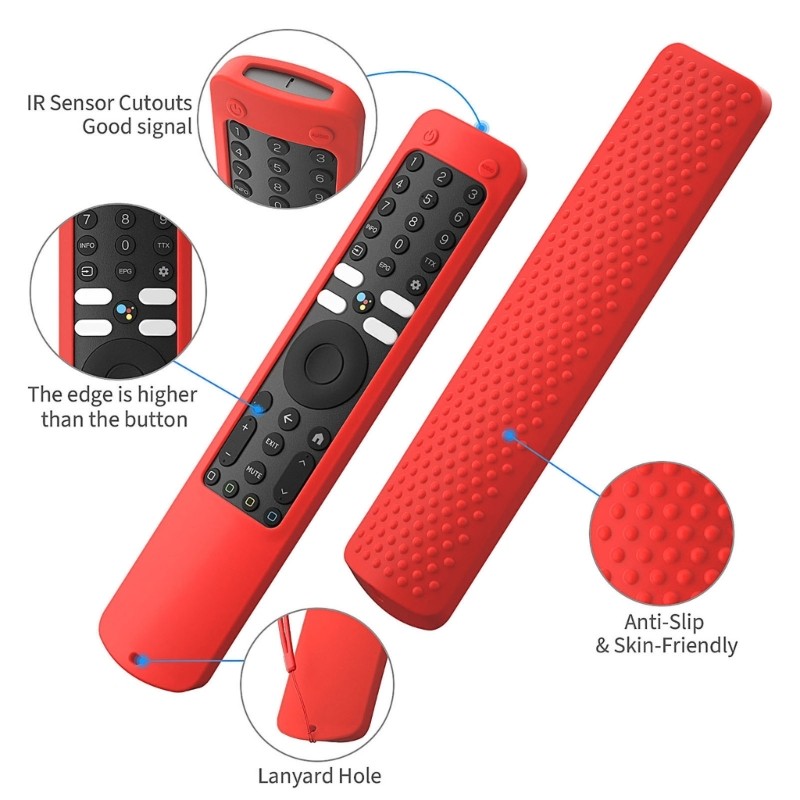 TO Shock Resistance TV Remote Cover สําหรับ XMRMML TV A32 TV A43 TV A55 TV A Pro32 TV A Pro43 TV A P